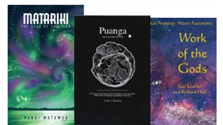 Three book covers featuring Matariki nonfiction titles.