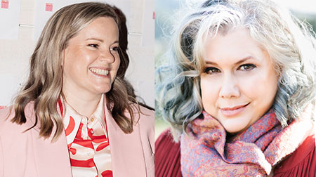 Author profiles featuring Lil O’Brien and Paula Morris.