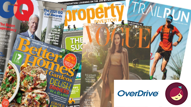 Read about OverDrive and Libby eMagazines.