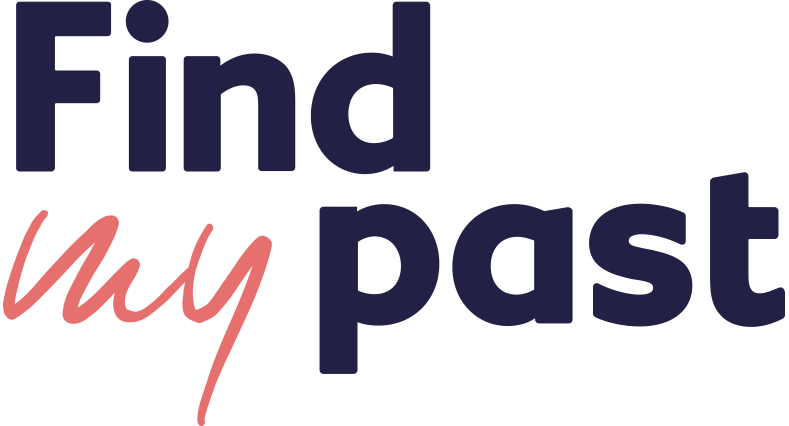 Logo of Find My Past, sponsor for the Family History Expo 2022.