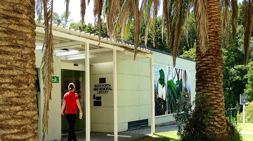 Warkworth Library entrance