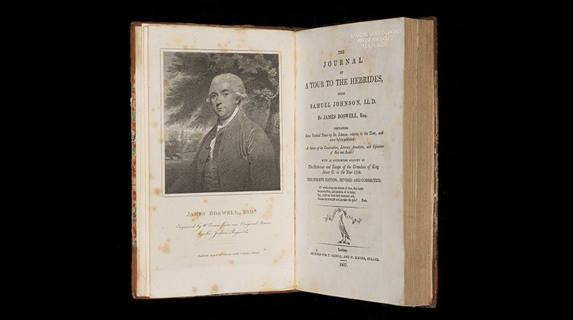 A journal of a tour to the Hebrides with Samuel Johnson, 1807.
