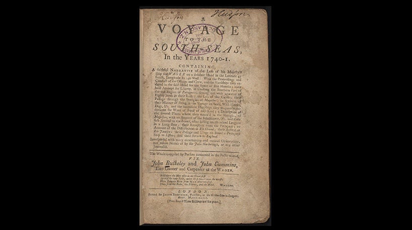 John Bulkeley. A voyage to the South-Seas, 1743.