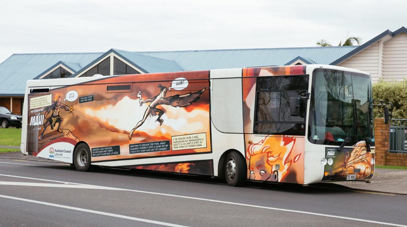 Auckland Libraries mobile library vehicle