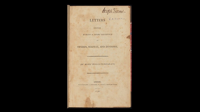 Letters written during a short residence in Sweden, Norway, and Denmark, 1796.