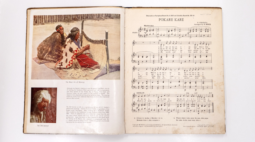Photograph of original sheet music