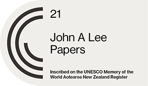 John A Lee Papers