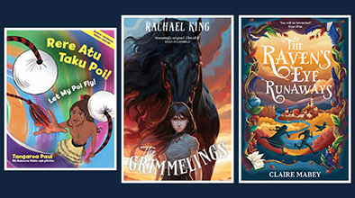 Three book cover images.