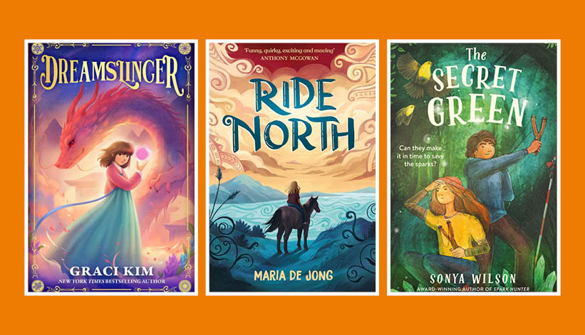 Three book cover images.