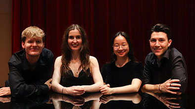 Group photo of Passione Quartet