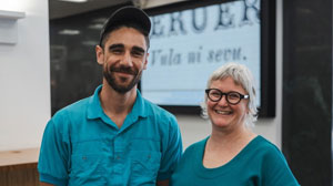 Ngako docu-series director Benjamin Brooking and producer Sue Berman