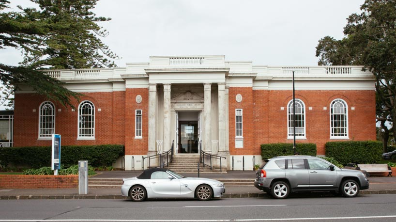 External photograph of the Remuera Library building.