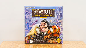 Board game box titled Sheriff of Nottingham