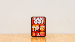 Board game box titled Sushi Go!